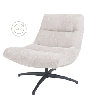Home67 Fauteuil quinn clay