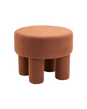 Multifurn Poef demi bouclé