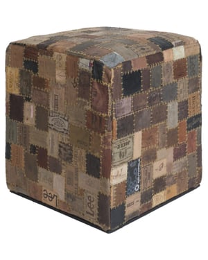 Veer Carpets Poef royal labels
