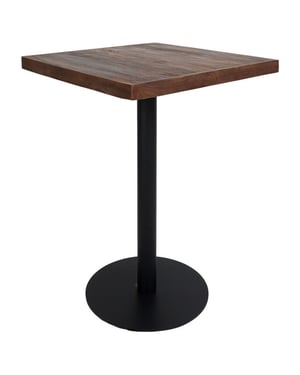 Home67 Bartafel espresso mangohout 70 cm