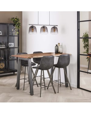 Hoyz Hoyz bartafel edge 80x147x92 4 personen hout