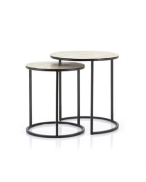 Furnilux Setto brass –bijzet tafels small set van 2 - zwart