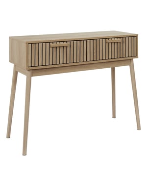 Home Deco Factory Sidetable console bijzettafel met 2 laden klaus -