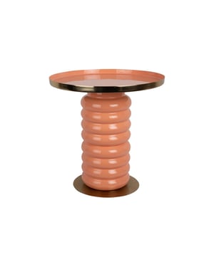 Leitmotiv bijzettafel ruby peach orange