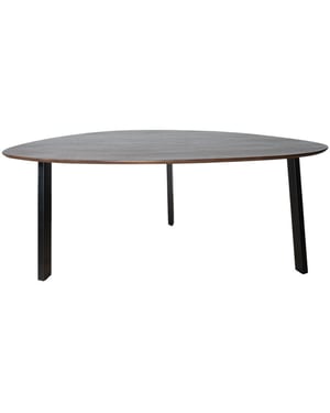 Home67 Eettafel tinus kiezelvormig 200 cm