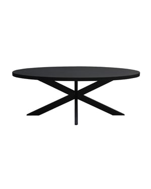 Livingfurn ovale eetkamertafel - mango hout 240 cm