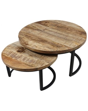 Home67 Salontafel bart set van 2
