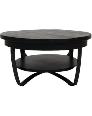Home67 Salontafel cilamon 70 cm blad onderstel