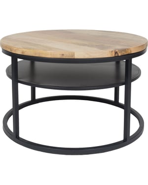 Home67 Salontafel delhi rond 43 x ø70 cm