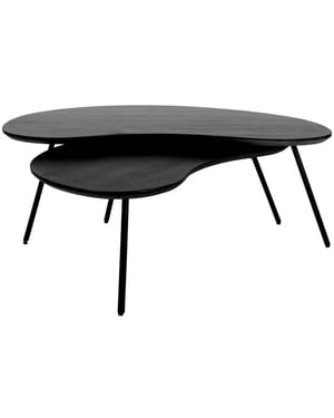Home67 Salontafel ludo organisch set van 2