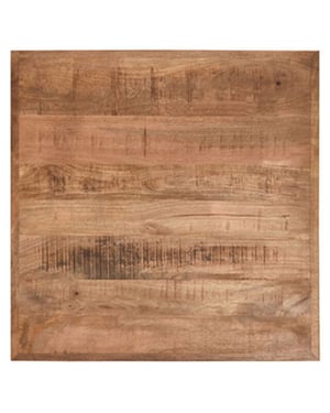 Home67 Tafelblad horeca mangohout 70 x 70 cm