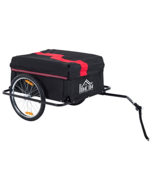 4goodz Homcom fietsaanhanger met 20 inch wielen /rood