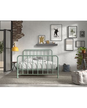 Lucevi bronxx bed 140x200cm olive green
