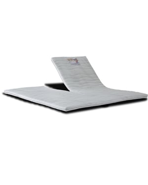 Harris & Darwin Soft sense koudschuim topper | met split| 6,5cm dik| cooltouch comfort-foam