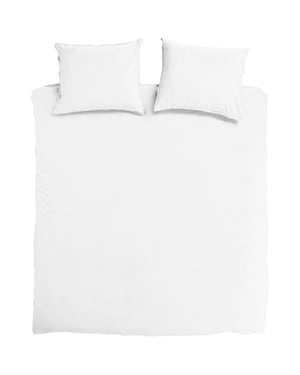 DoubleDry Dekbedovertrek 100% percal katoen eenpersoons 140x200/220 cm + 1