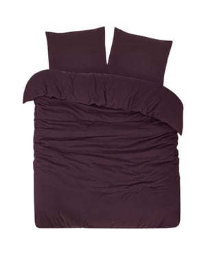 DoubleDry Dekbedovertrek flanel 100% zacht katoen eenpersoons 140x200/220 cm +