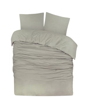 DoubleDry Dekbedovertrek flanel 100% zacht katoen tweepersoons 200x200/220 cm