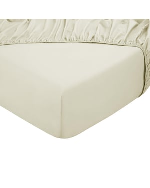 DoubleDry Hoeslaken 100% natuurlijk katoen eenpersoons 90x200 cm zacht &