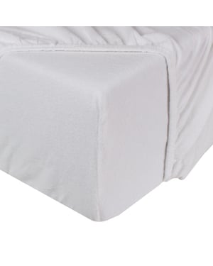 DoubleDry Molton hoeslaken matrasbeschermer 90x200 cm badstof stretch -