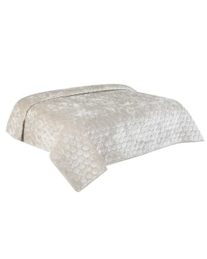 Unique Living bedsprei peggy dove white 240x280cm
