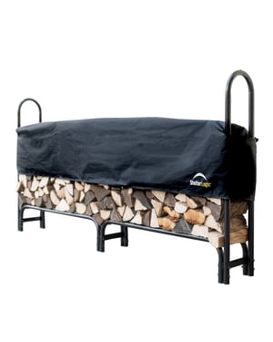 ShelterLogic ® sl90365 haardhout houtopslag met hoes brandhoutrek 244 cm