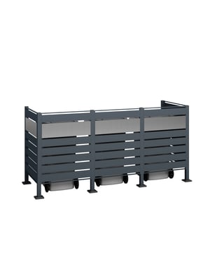 Westmann Containerombouw voor 3 containers wmjgbf03-4s-120-3 kliko ombouw