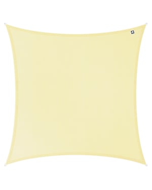 Kopu ® schaduwdoek 4x4m vierkant waterdicht 230 gram zonnedoek creme