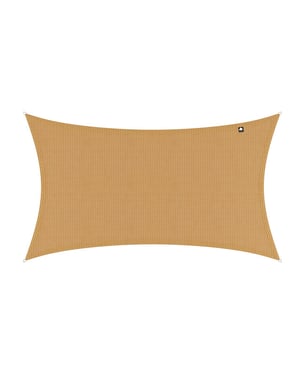 Kopu ® schaduwdoek rechthoek 2x4 m waterdicht zonnedoek zand