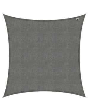 Kopu ® schaduwdoek vierkant 5x5 m 280 gram waterdoorlatend -