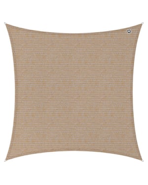 Kopu ® schaduwdoek vierkant 5x5 m 280 gram waterdoorlatend beach