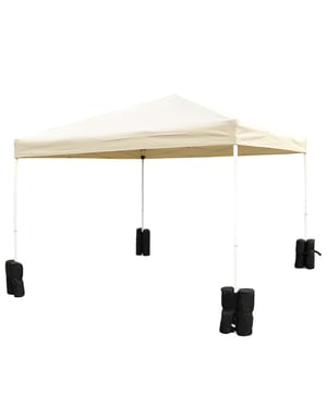 4goodz 4 stuks partytent verzwaring gewichten vulbare zandzakken