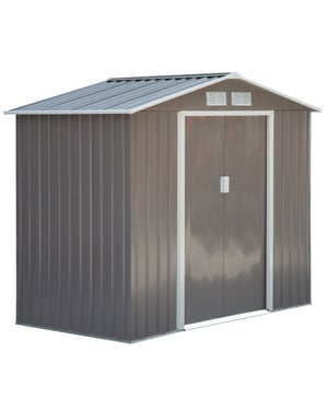 4goodz Outsunny gereedschapsschuur metaal 127x213x185 cm -