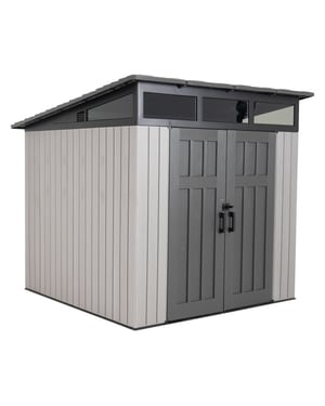 Lifetime Kunststof gereedschapsschuur merkur 254x254x237 cm -