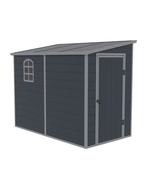 Westmann Kunststof aanbouw tuinschuur hortus l -248x134x194cm -