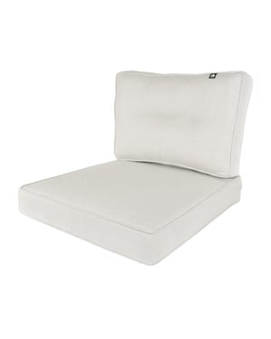 Kopu ® melan hoogwaardige loungekussen-set zit en rug 60 cm creme