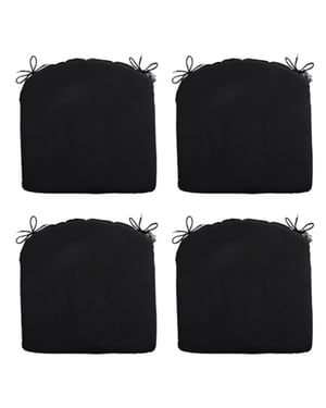 Madison Zitkussen panama black 46x48 - 4 stuks