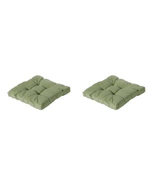 Madison florance zitkussen basic green ca. 73x73 cm set van 2