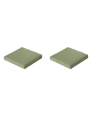 Madison lounge zitkussen basic green ca. 60x60 cm set van 2