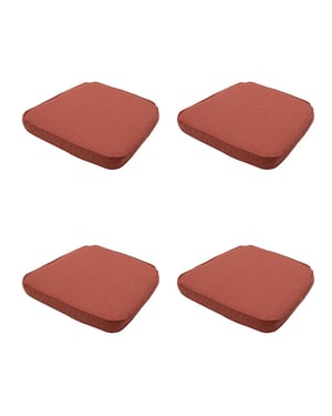 Madison wickerkussen 48x48 - beige recycled canvas 4 stuks