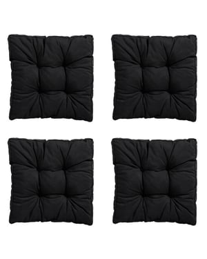 Madison zitkussen florance panama black ca. 47x47 cm set van 4