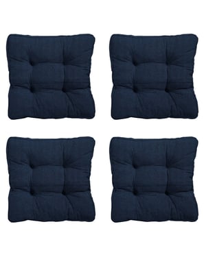Madison zitkussen florance panama indigo ca. 47x47 cm set van 4