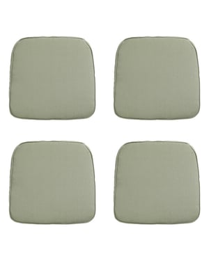 Madison zitkussen wicker panama sage ca. 48x48 cm set van 4