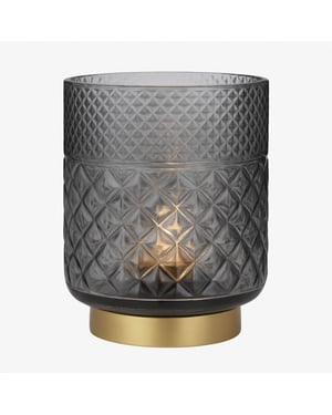 Casa di Elturo Led-lamp cristal – – h17 cm – werkt op batterijen (incl. lamp)