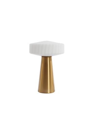 Light & Living tafellamp pleat Ø30x45cm -