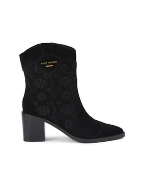 Kurt Geiger London Suede KGL Western Ankle Boots
