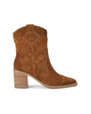 Kurt Geiger London Suede KGL Western Ankle Boots