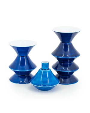 Furnilux Kaarsenhouder set van 3 yack - 10x10x19 cm