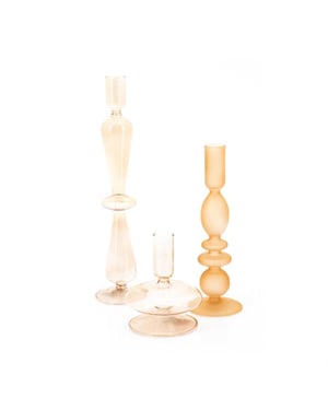 Furnilux Kandelaar aurora set van 3 peach