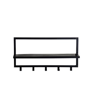Brix kapstok bono black mangohout / gecoat staal