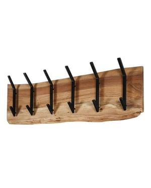 Hoyz Hoyz kapstok edge met 12 haken grijs wandkapstok